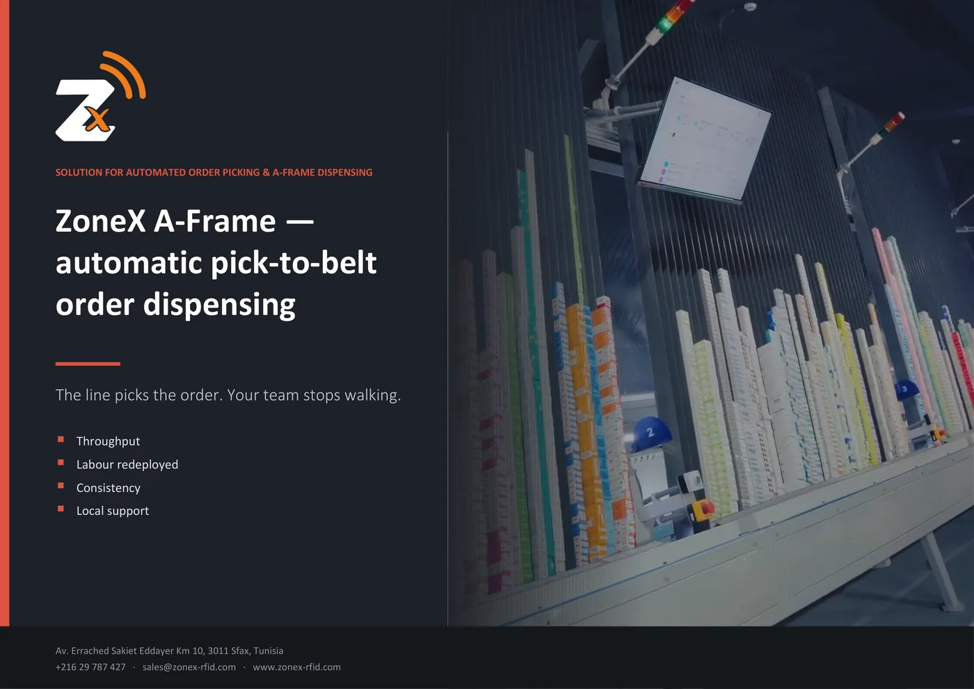 Automated Order Picking & A-Frame Dispensing